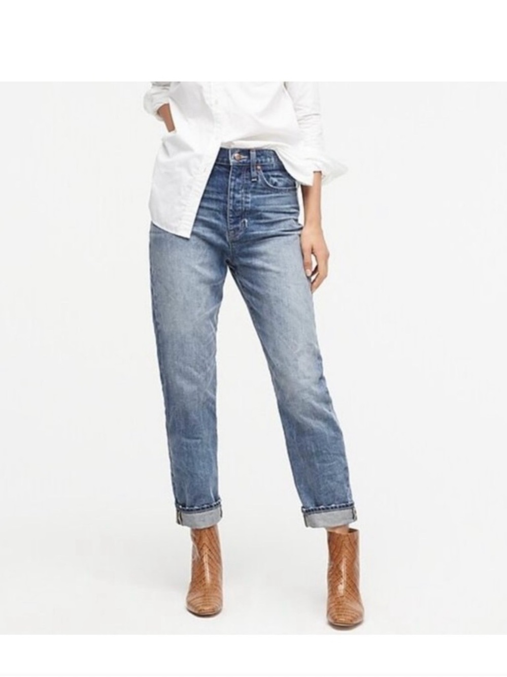 Point Sur Slouchy Boyfriend Jean Women's 25 Medium Wash‎ Baggy Denim